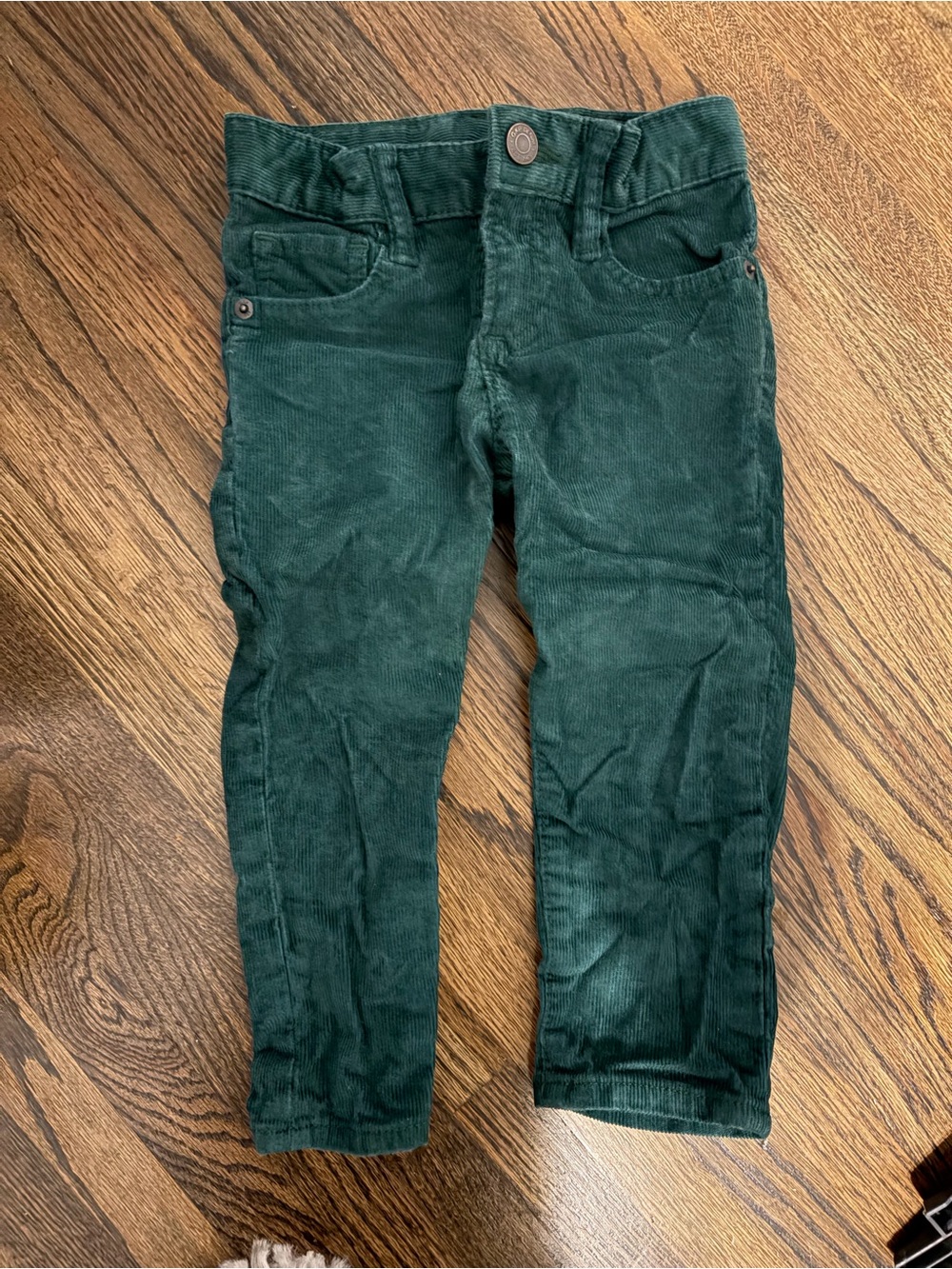 GAP Dark Green Corduroy Slim Pants